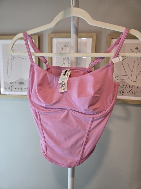 PINK Victoria's Secret Tops - PINK Victoria's Secret Light Pink Shaping Tank Top